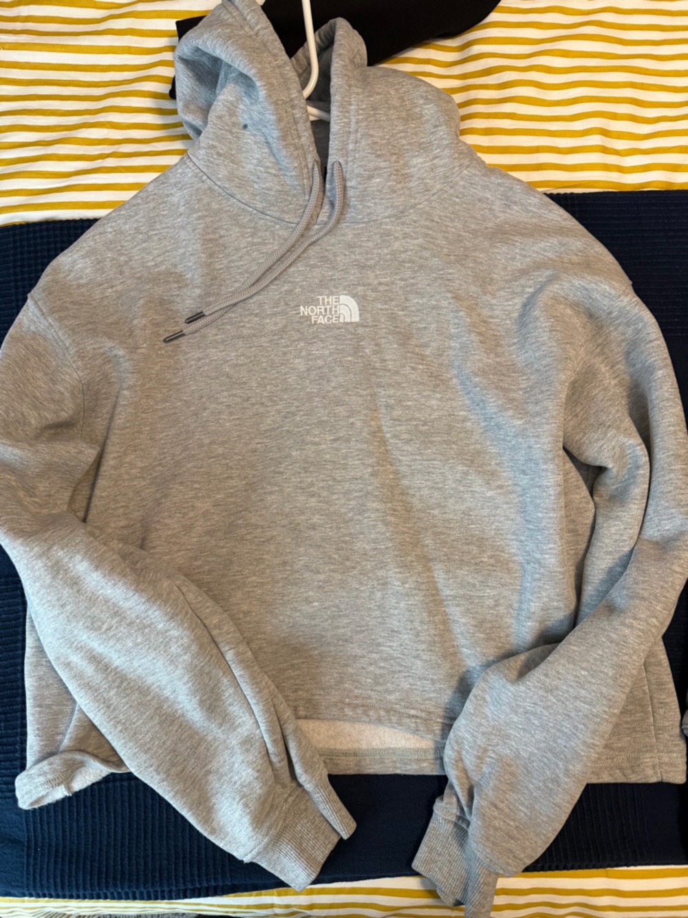 The North Face Light Gray Pullover Hoodie